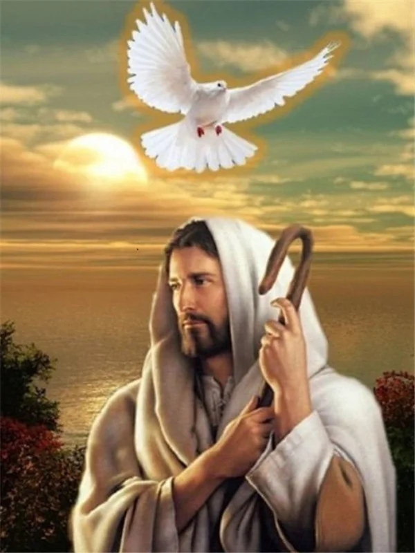 Diamond Painting - Full Round/Square Drill - Jesus(30*40 - 50*60cm)