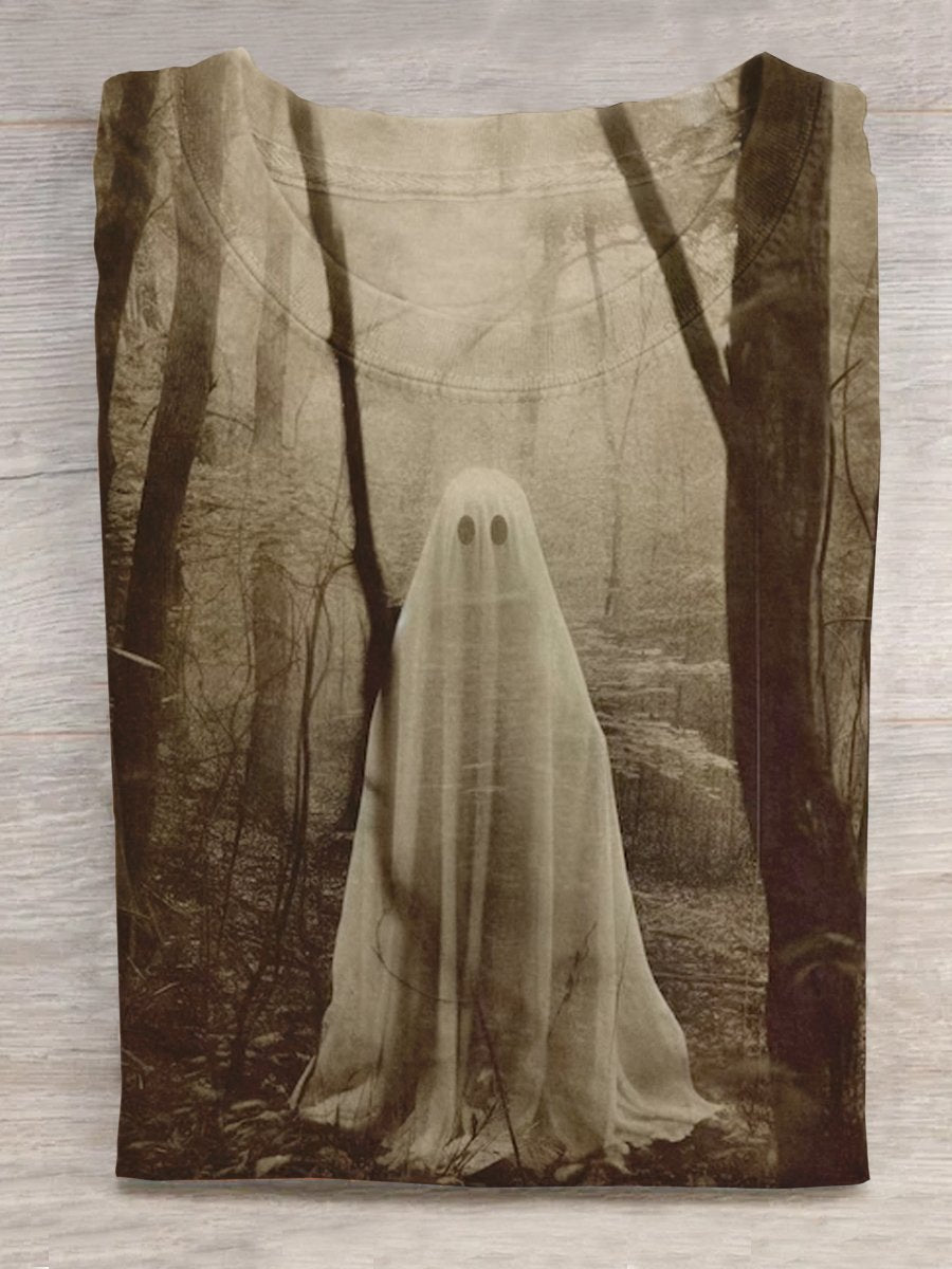 Unisex Ghost of the Forest Halloween T-shirt