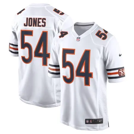 Youth Chicago Bears #54 Logan Jones White 2026 NFL Draft Game Jersey