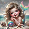(US Local)Mermaid-Full Square Diamond Painting(35x35cm)