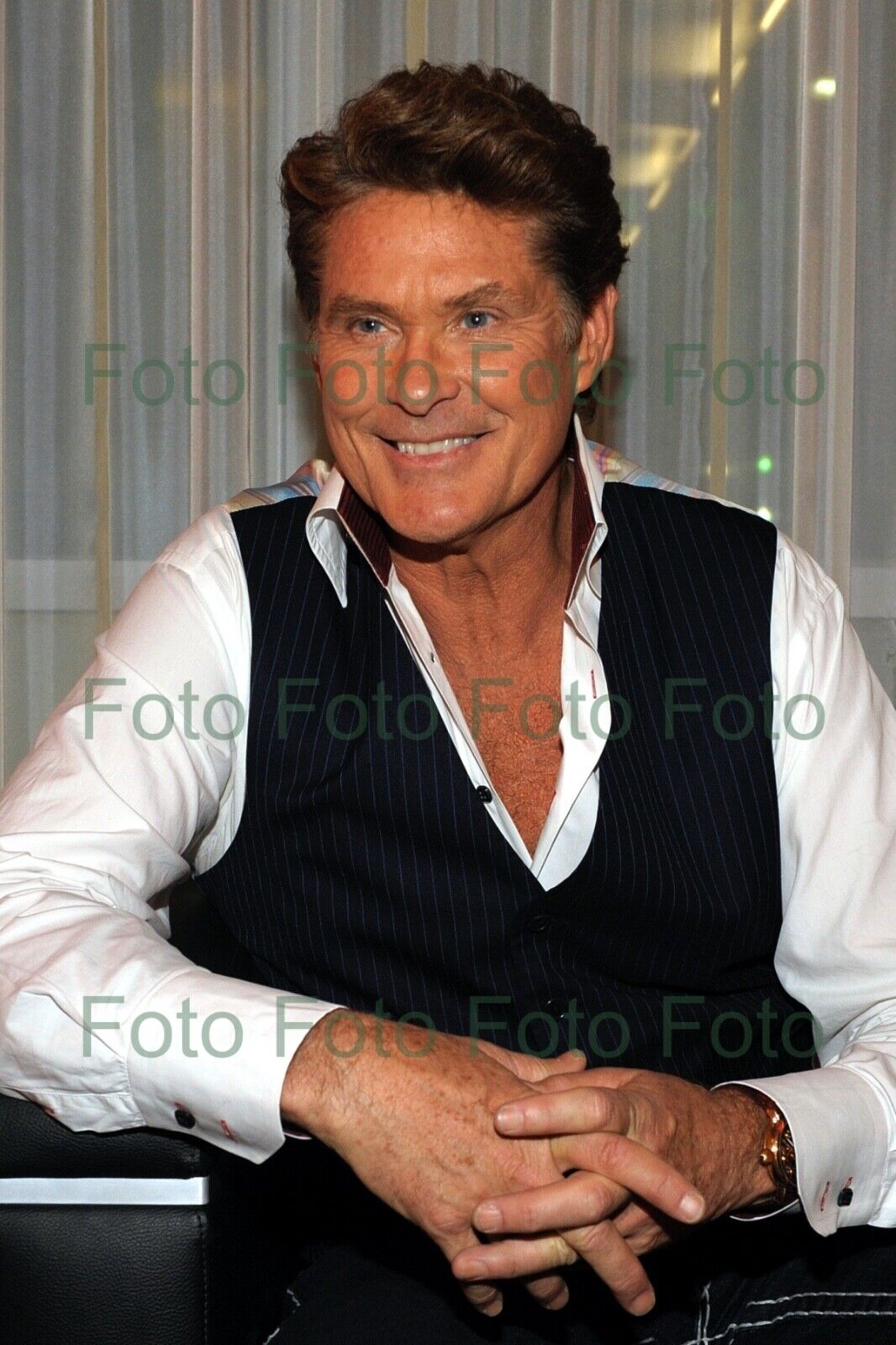 David Hasselhoff Musik Film TV Foto 20 x 30 cm ohne Autogramm (Be-13