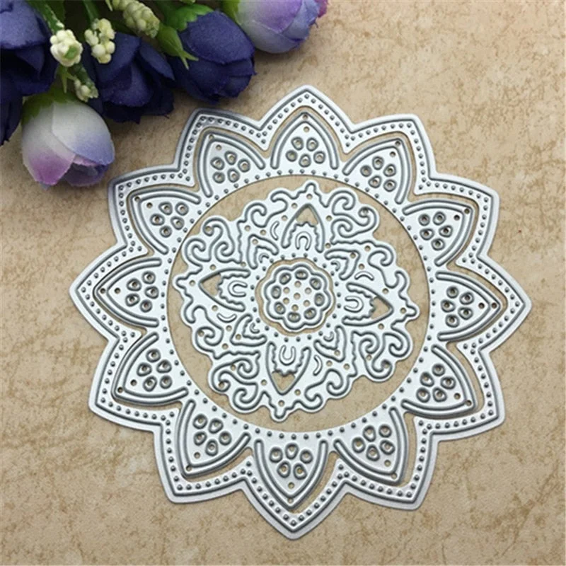 New Flower Doily Metal Cutting Dies Stencils for DIY Scrapbooking/photo album Decorative Embossing DIY Paper Cards