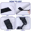 24 Pcs Pool Solar Cover Reel Attachment Kit for In-Ground Swimming Pool