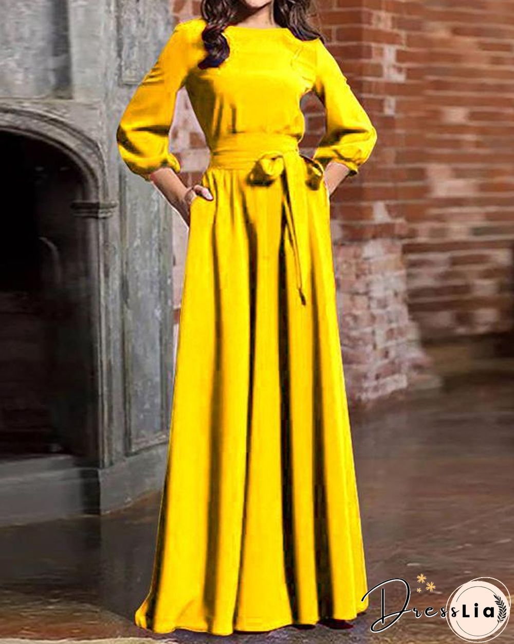 Women Elegant Evening Party Maxi Dress