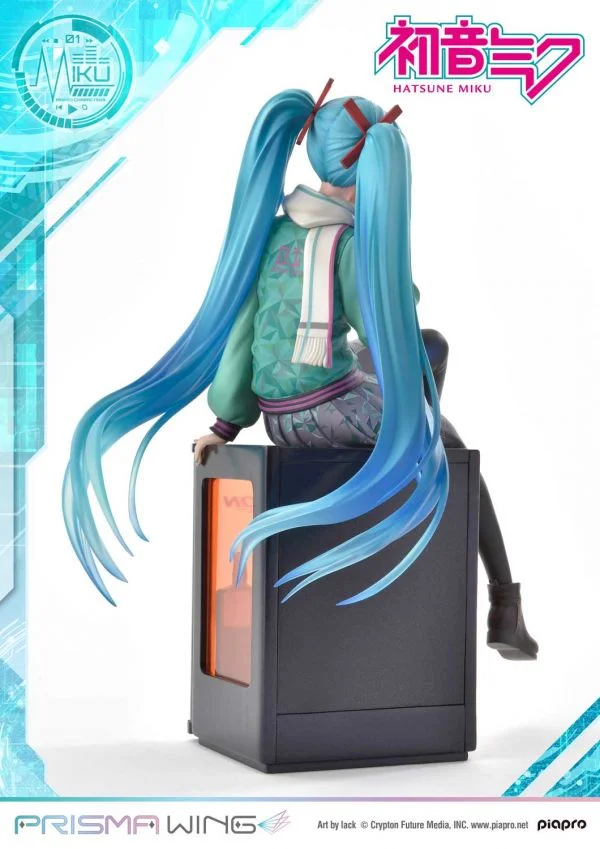 Hatsune Miku Prisma Wing PVC Statue 1/4 Hatsune Miku Art by neco 34 cm