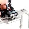 C7 Pitch Axis V-Shaped Adjustable Gimbal 1/43/8 Slide With Arri Positioning Camera Cage Monitor Bracket