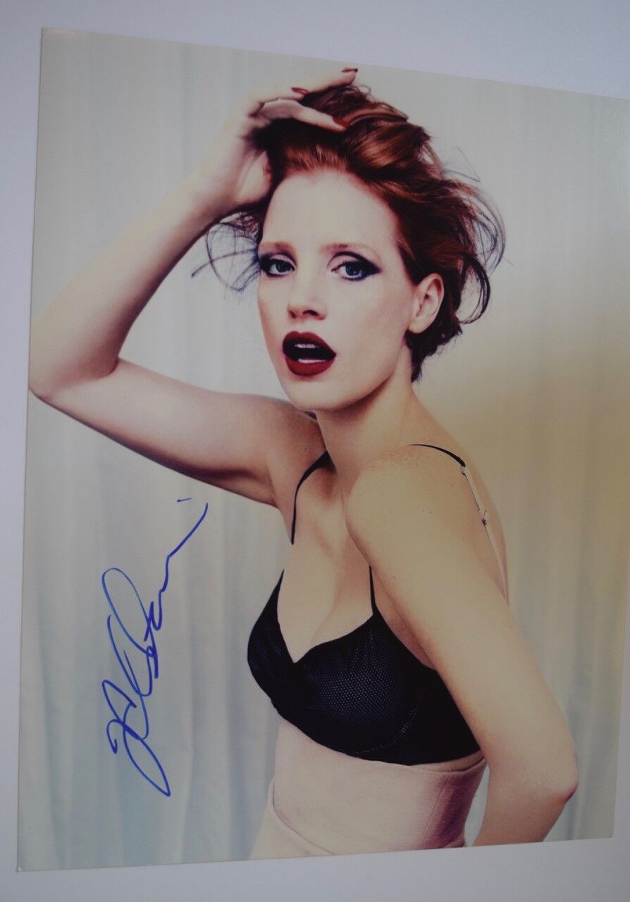 Jessica Chastain Signed Autographed 11x14 Photo Poster painting INTERSTELLAR THE MARTIAN COA VD