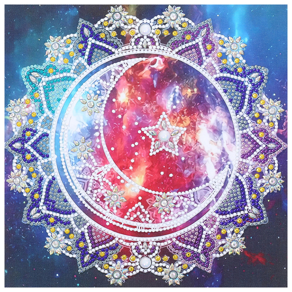 

30*30CM - Special Shaped Diamond Painting - Moon Star, 501 Original