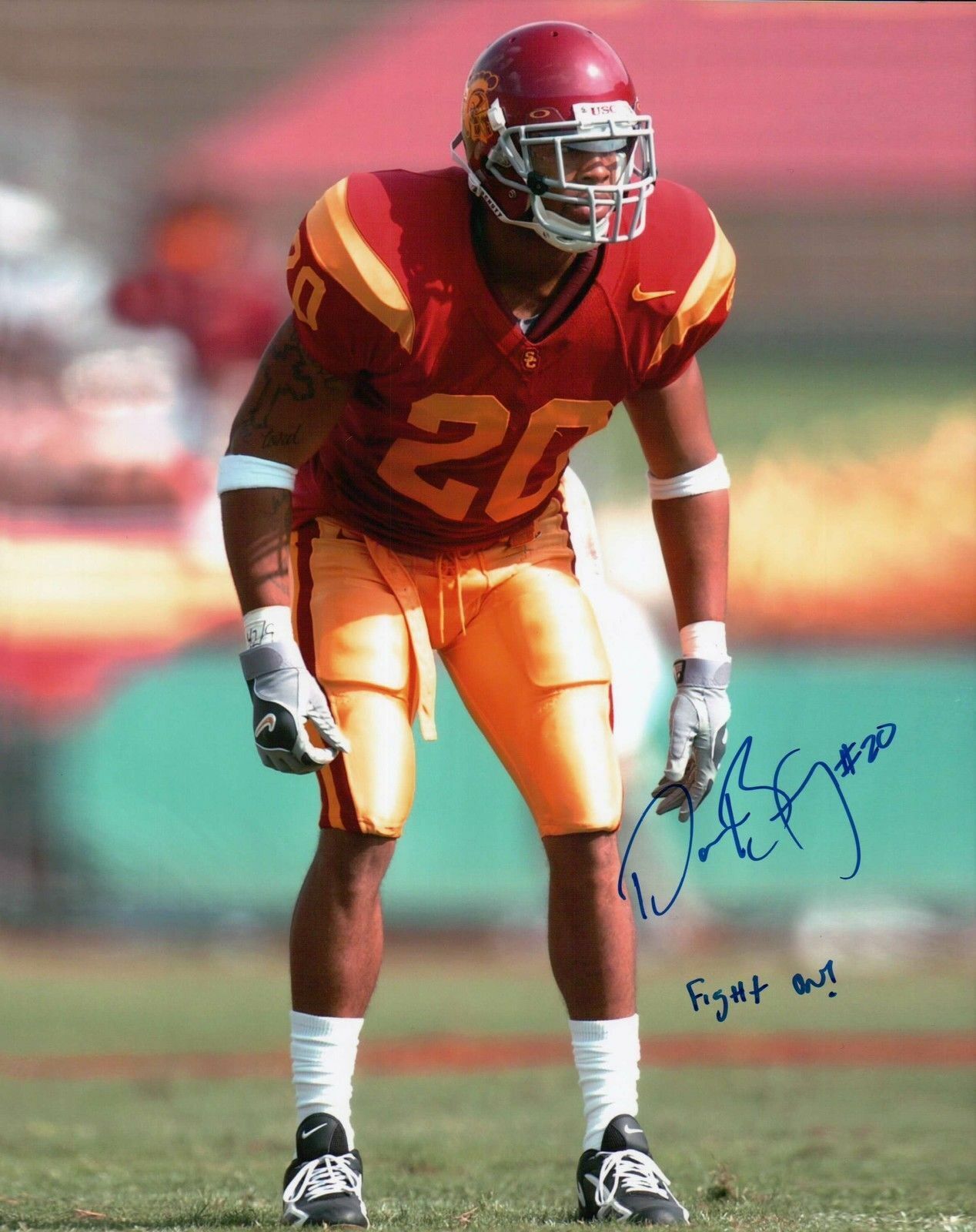 Darnell Bing Signed 8X10 Photo Poster painting Autograph USC Fight On!