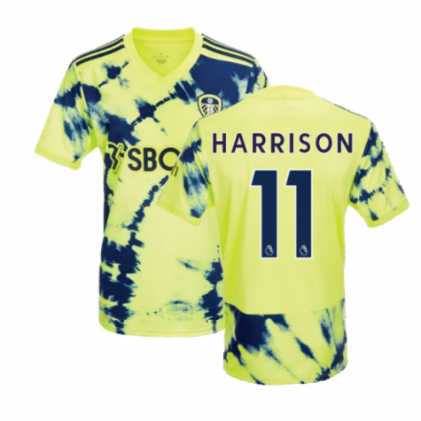 Leeds United Jack Harrison 11 Away Shirt Kit 2022-2023