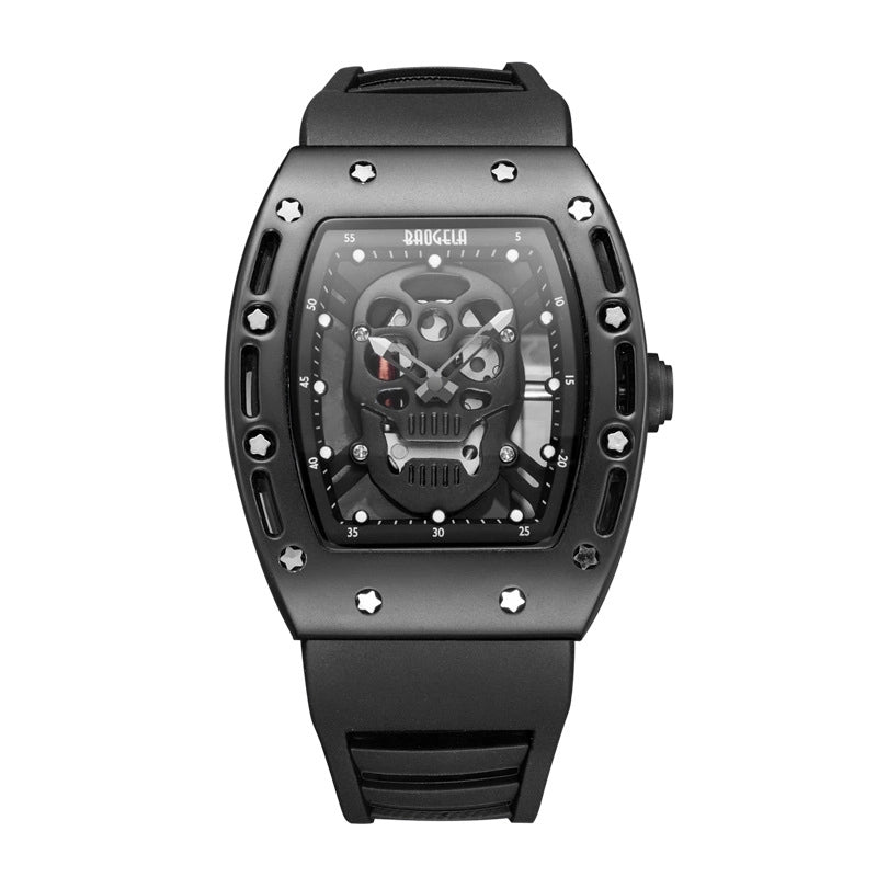 Fashion Skull Buckle Quartz Men’s Watches