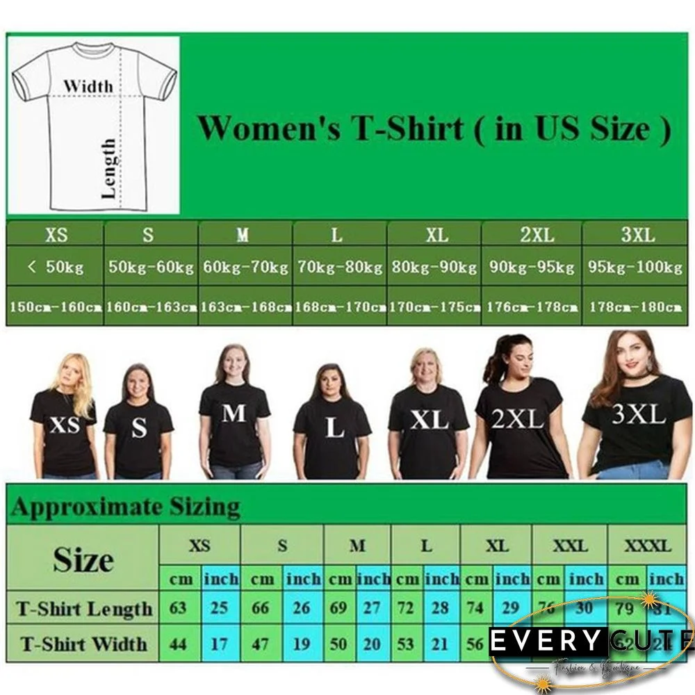 Cute Tees for Women/Girls, Short Sleeve Shirts Fit for Casual Wear