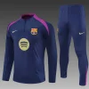 Barcelona 25-26 1/4 Zip Tracksuit Player Version - Sapphire Blue Chandal