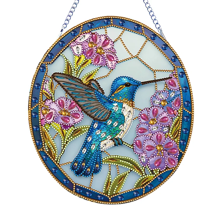 Hummingbird - Pendant - DIY Diamond Crafts