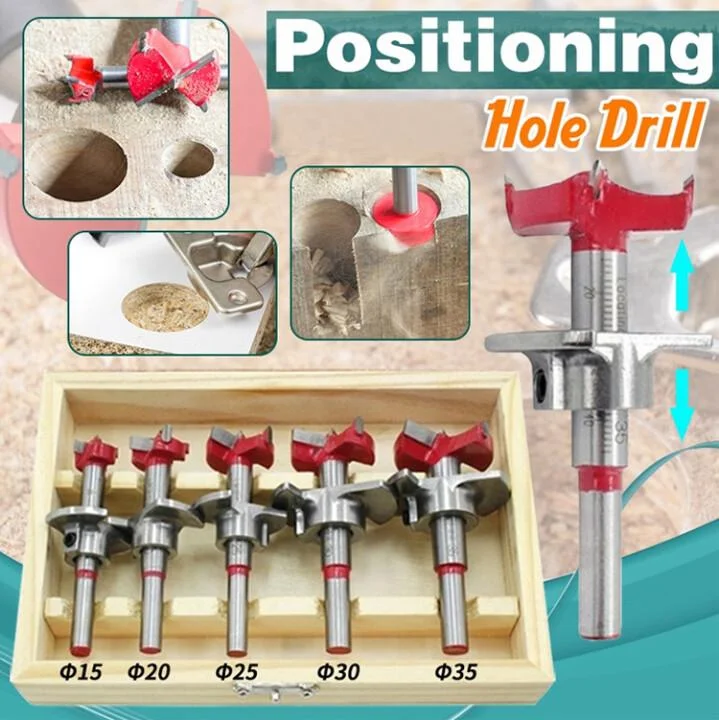 Hugoiio™ Positioning Woodworking Drill Bit Set(5 pcs)