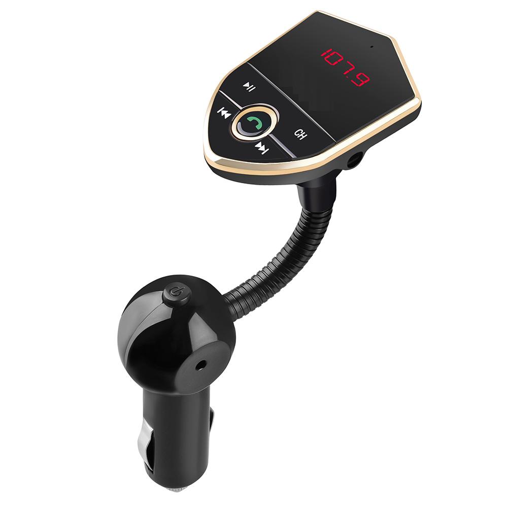 

Car Bluetooth Hands-free FM Transmitter MP3 Music Player Dual USB Charger, 501 Original