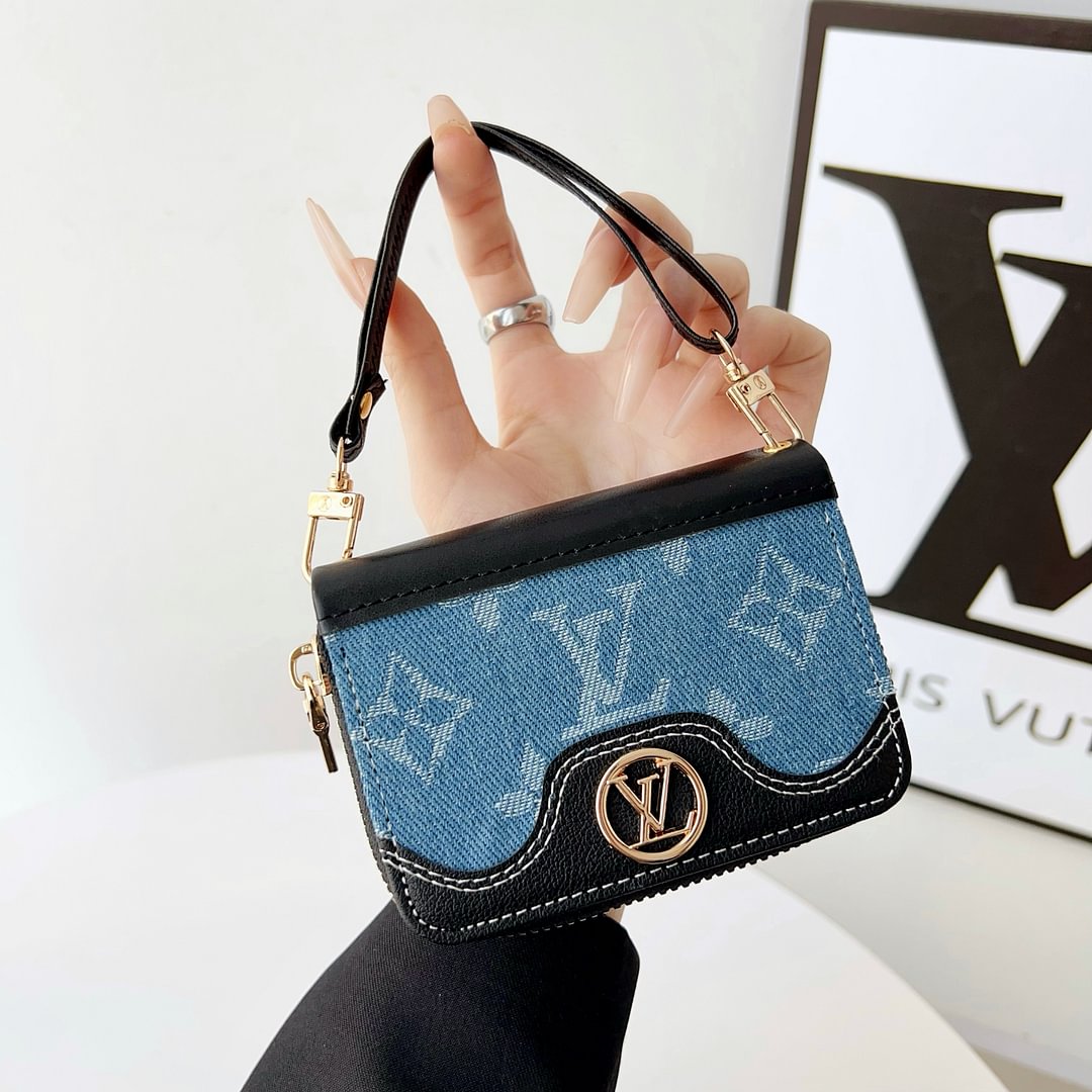 Mini Louis Vuitton Handbag Zip Wallet Gucci Card Holder Leather Coin Purse