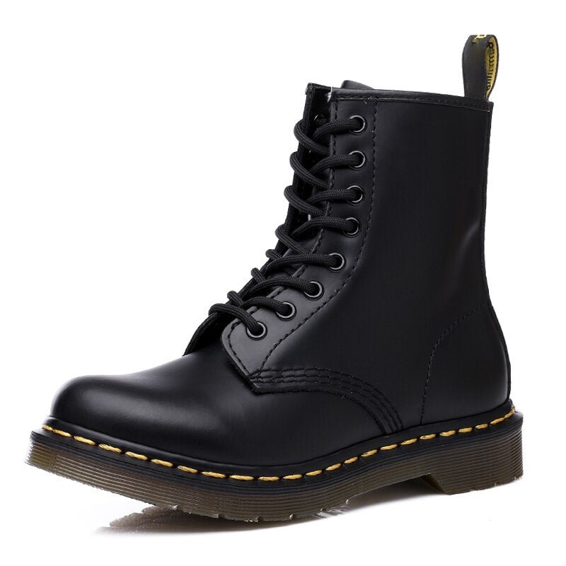Ankle Boots Women 2021 New Winter Chunky Platform Boots Thick Bottom Punk Genuine Leather Motorcycle Botas Women Plus Size Boots
