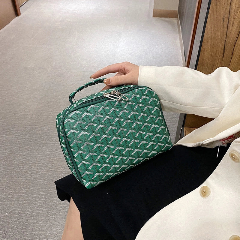 Cosmetic Bag Women's Portable Large Capacity High-end Sense New Super Fire Travel Wash Waterproof Cosmetic Storage Bag