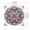 Mandala-11CT Stamped Cross Stitch 50*50cm