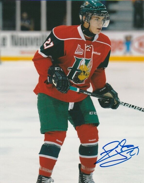 JONATHAN DROUIN SIGNED HALIFAX MOOSEHEADS 8x10 Photo Poster painting #3 MONTREAL CANADIENS