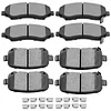 Ceramic Brake Pads Kits,SCITOO 8pcs Brakes Pads Set fit for 08-12 for Chrysler Town & Country,08-12 for Dodge Grand Caravan,09-13 for Dodge Journey,12 for Ram C/V,09-12 for Volkswagen for Routan