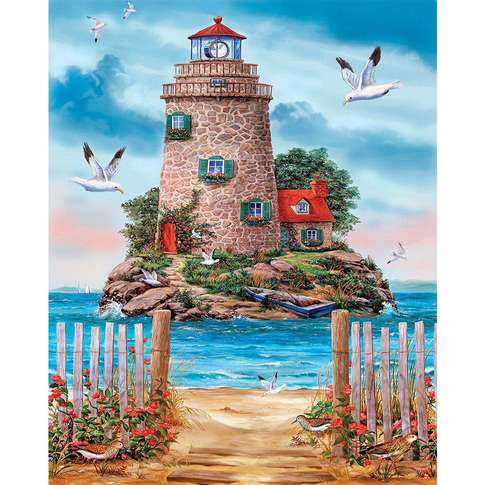 

Lighthouse - Round Drill Diamond Painting - 40*50CM, 501 Original