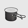 2Pcs Camping Cooking Pot Aluminum Alloy Backpacking Pot Gear for Trekking Hiking