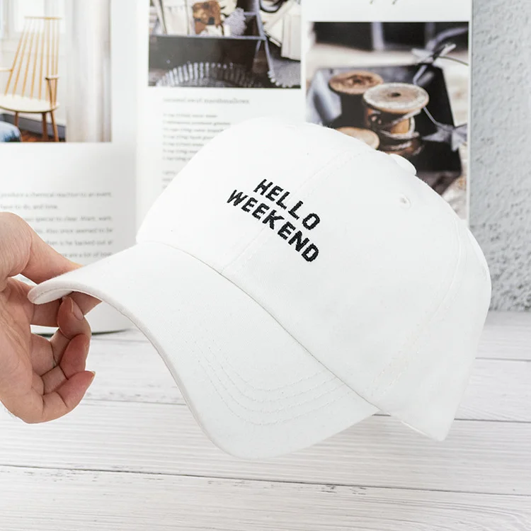 Baseball Cap with Classic Adjustable FastnerLetter Weekend for Women and Men Sunshade Decoration Casual Hip Hop Hats