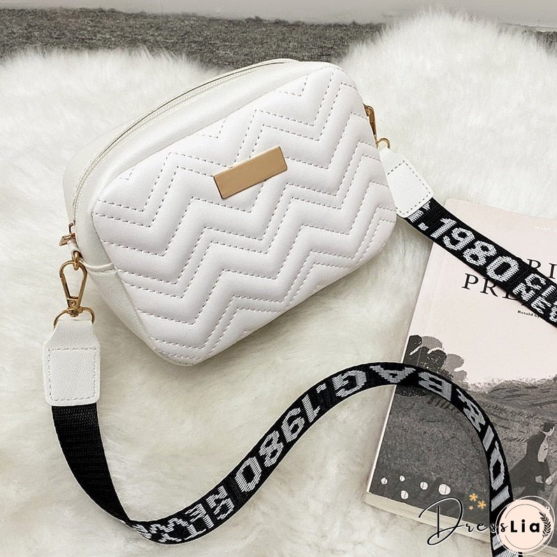 Women's Solid Color Shoulder Bag Messenger Bag