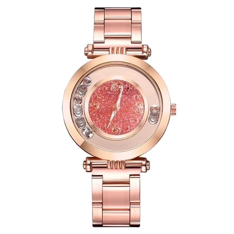 New Fashion Diamond Ladies Hand Watch Hot Selling Glitter Quartz Steel Band Watch