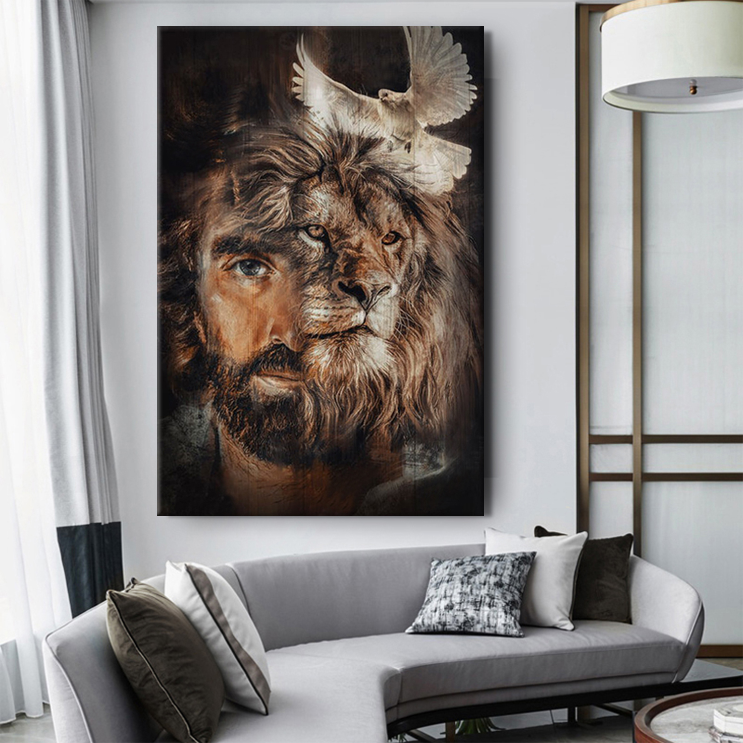 The lion of Judah Canvas Wall Art