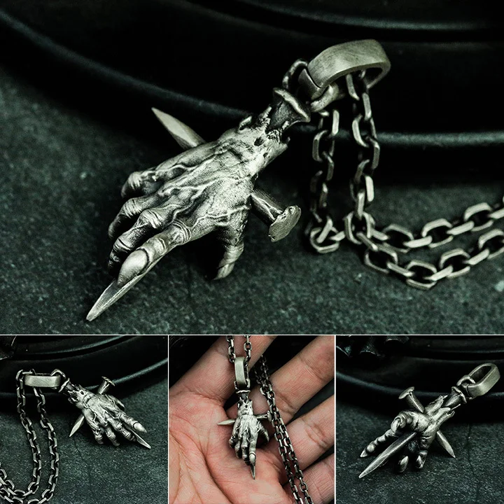 Devil Hand Necklace