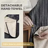 Cross-Back Waterproof Apron with Detachable Hand Towel
