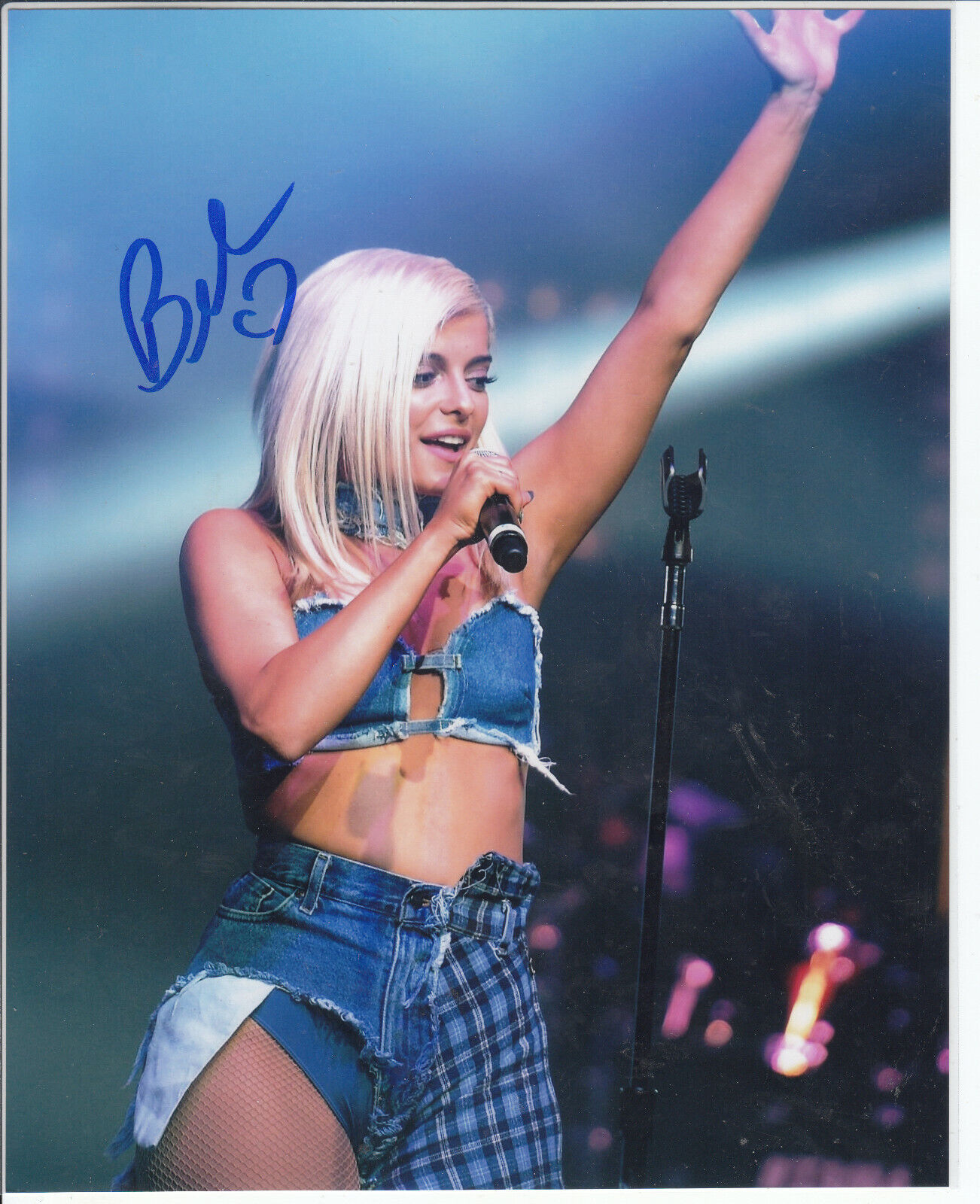 Bebe Rexha Singer Signed Autograph 8x10