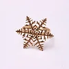 Golden Snowflake Event Catering Napkin Ring
