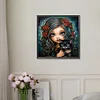 Diamond Painting -DIY Round Drill Girl&Cat