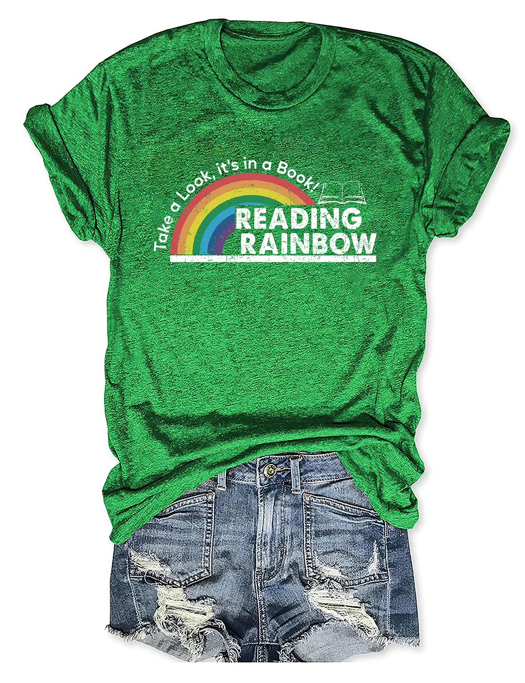 Take A Look It's In A Book Reading Rainbow T-shirt