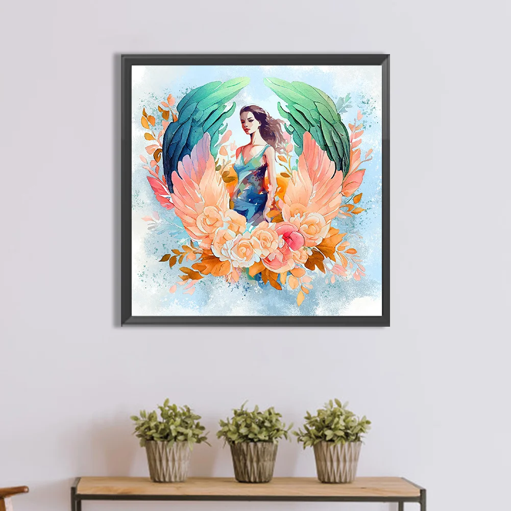 Full Round Diamond Painting 30*30cm - Wing