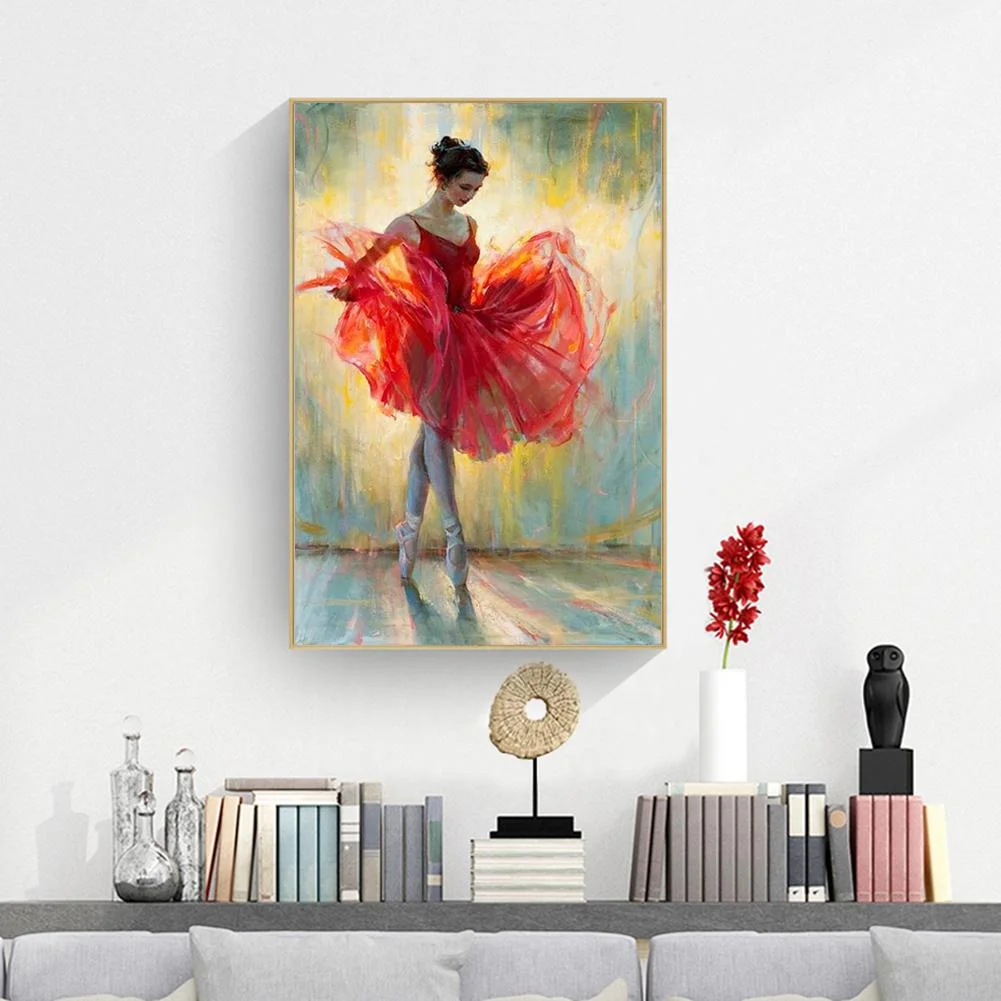 Diamond Painting - Full Round Drill - Ballet Girl(30*40cm)