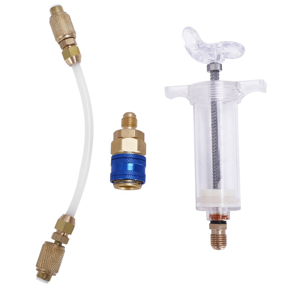 

A/C Oil Dye Injector 30ml with Low Side Quick Coupler Clear Hose 1/4 SAE, 501 Original