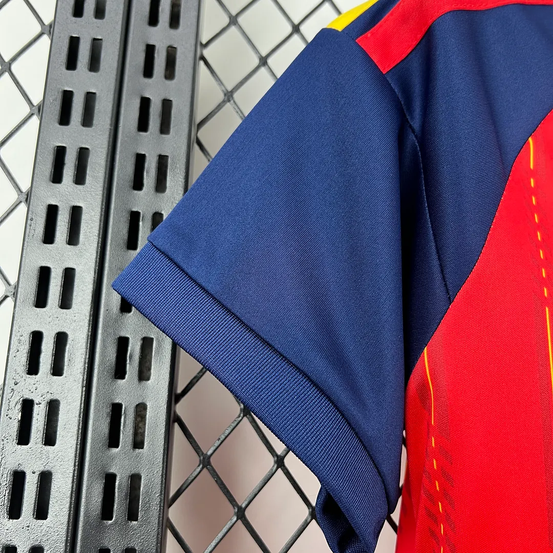 2026 Spain Home Kids Kit Soccer Jersey Thai Quality