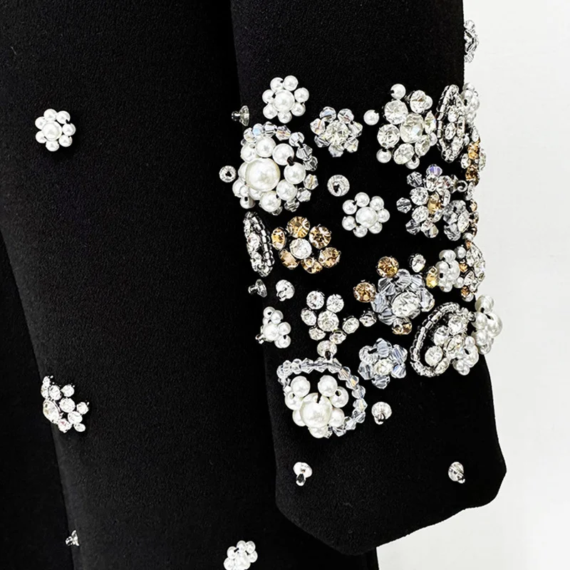 Nigikala Nigikala New Star Fashion Heavy Industry Nails Studded Long Dress Dress Dress Dress