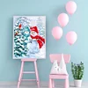 Diamond Painting -DIY Full Square Drill Snowman And Bird