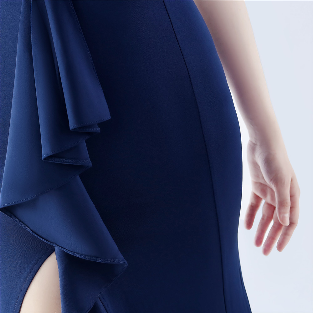 Classic Satin Off Shoulder Long Evening Dress - Elegant & Timeless - Ootddress