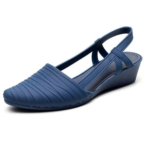 Mongw 2023 New Women&#39;s Shoes Slingbacks Footwear Woman Wedges Sandals Women Slip-on Shoes Ladies Casual Pumps Female Loafers 1127-1