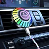 Musical rhythm LED car light with logo (with aroma diffuser)