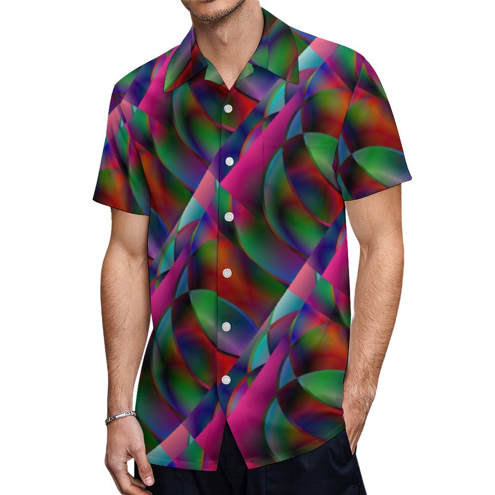Leggings All Colors Of The Rainbow Hawaiian Shirt Mens Button Down Plus Size Tropical Hawaii Beach Shirts