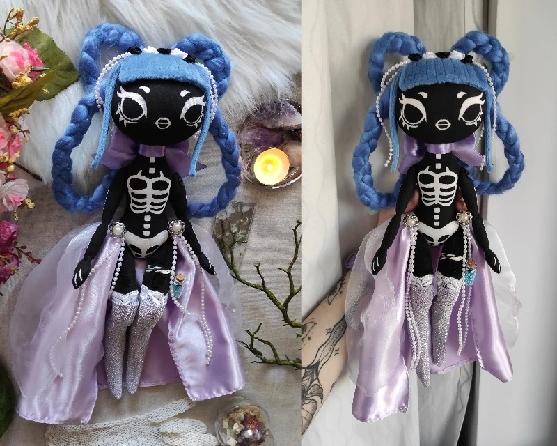 Creepy Sprite Cat Doll Templates-With Instructions