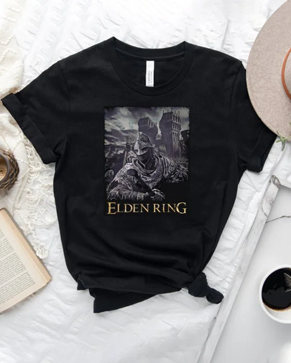 Unisex ELDEN RING Print Casual Short Sleeve Top